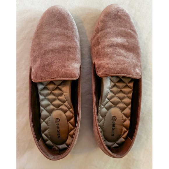 Birdies * The Starling * Dusty Rose Suede * Size 7 - Picture 1 of 2